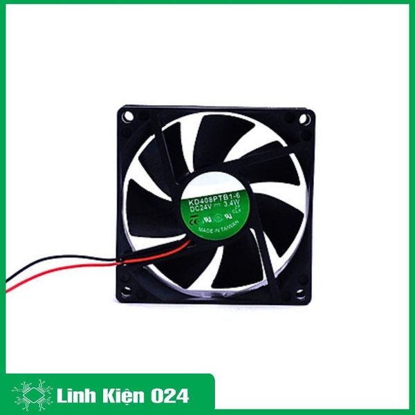 Quạt Tản Nhiệt 8X8X2.5cm 24VDC - 0.2A