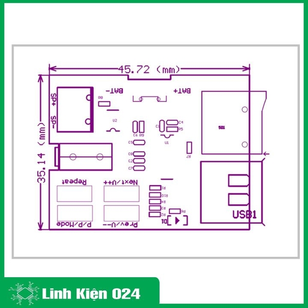 Module Giải Mã MP3+TF GM4563 (k5a8)