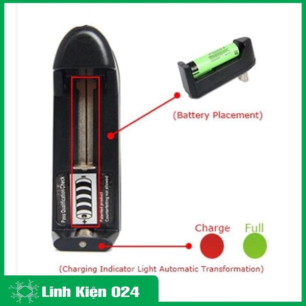 Bộ Sạc Pin Đa Năng 18650 1 Pin (K2E9)