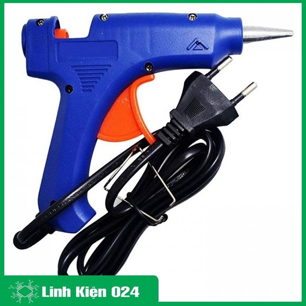 Súng Bắn Keo Nến 220VAC 60W - Tặng 5 Cây Keo Nến Đốt Lớn - Xanh