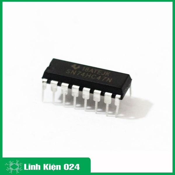 IC 74HC47 BCD to 7-Segment Decoder/Driver with Open-Collector Outputs (K9I13)