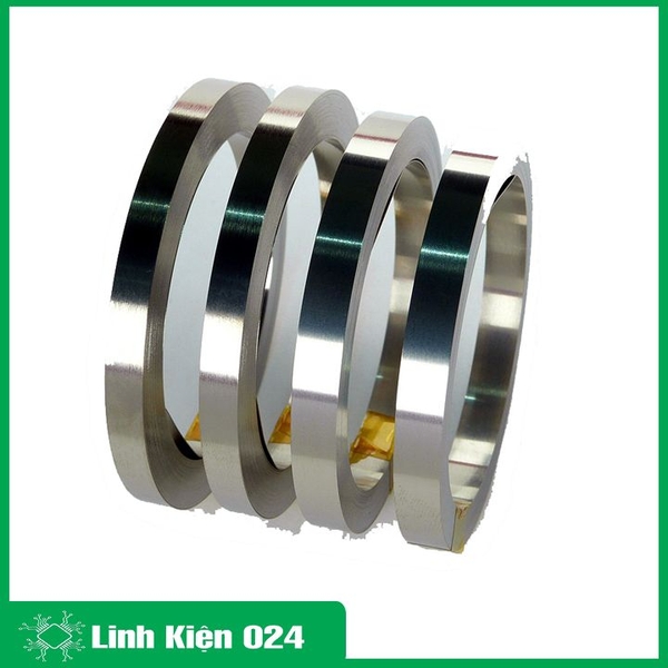 Kẽm hàn Cell Pin Dây Niken Hàn Pin Cuộn 1m Dầy 0.1mm