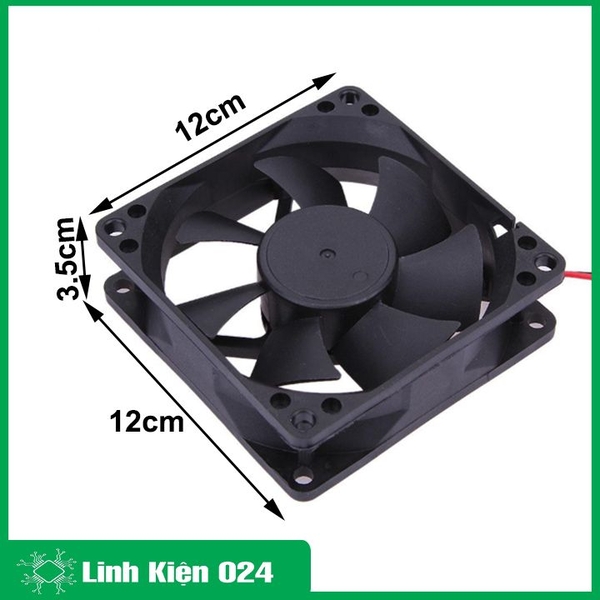 Quạt Tản Nhiệt 12x12x2,5cm - 24V