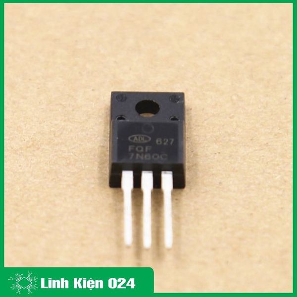 Mosfet 7N60 TO-220 7A 600V N-CH Nhỏ Gọn Tiện Lợi (K9C2)