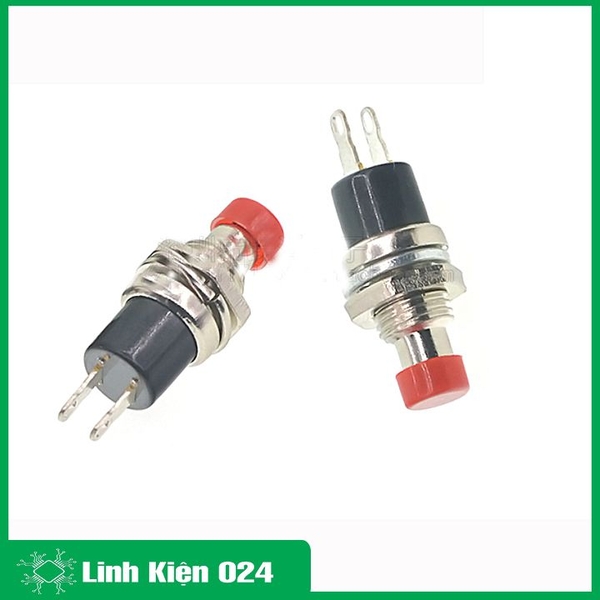 Nút Nhấn Reset, Nút Đề Sắt Nhỏ 6mm 2 Chân Cao Cấp - Combo 5 Nút