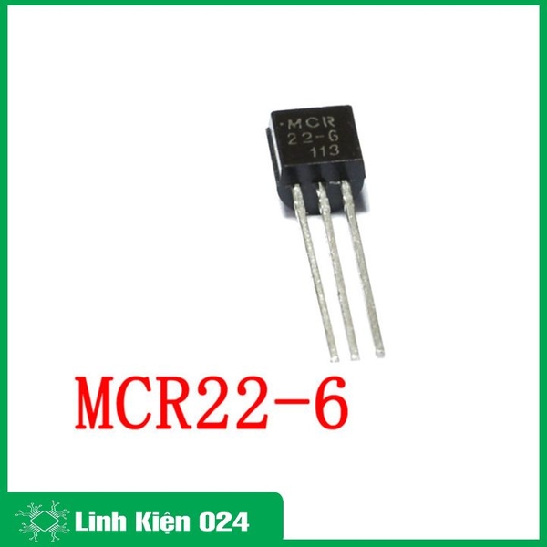 Diode MCR22-6 thyristor 400V/1.5A TO-92 (K9F3)
