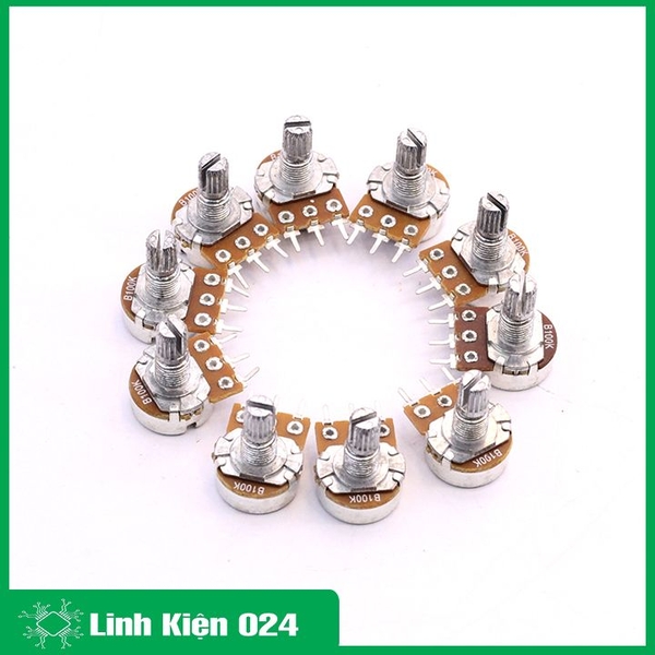 Bộ 10 Biến Trở Volum, Triết Áp Đơn 100K