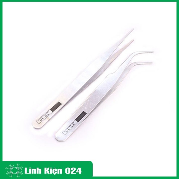 Bộ 2 Nhíp Gắp Linh Kiện Điện Tử Gooi ( 1 Cong - 1 Thẳng )