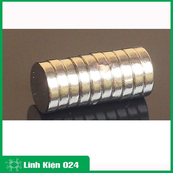Bộ 10 Viên Nam Châm Đất Hiếm 8x2mm (Từ Tính Hút Cực Mạnh)