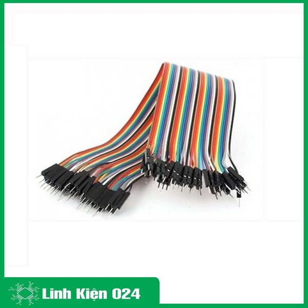 Dây Nối 40P 7 Màu Dài 30Cm ( 2 Đầu Đực Đực ) - 10 Sợi