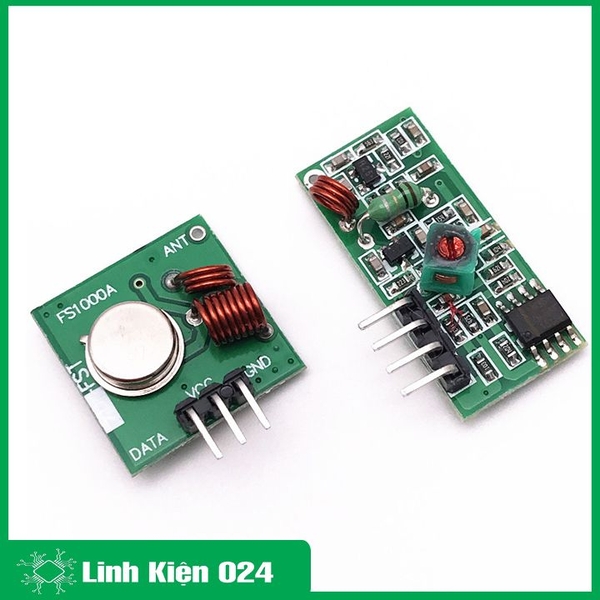 Module Thu Phát RF 433 (gồm 1 bộ thu và 1 bộ phát RF)k4e16