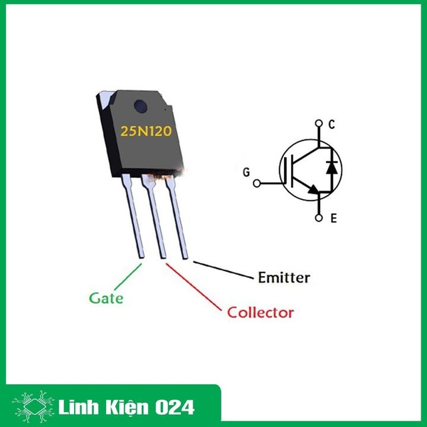 25N120 IGBT 25A/1000V (K9D1)