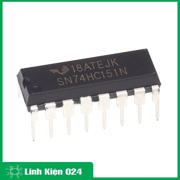 Chíp 74HC151 8 Input Multiplexer DIP16 (K9I15)
