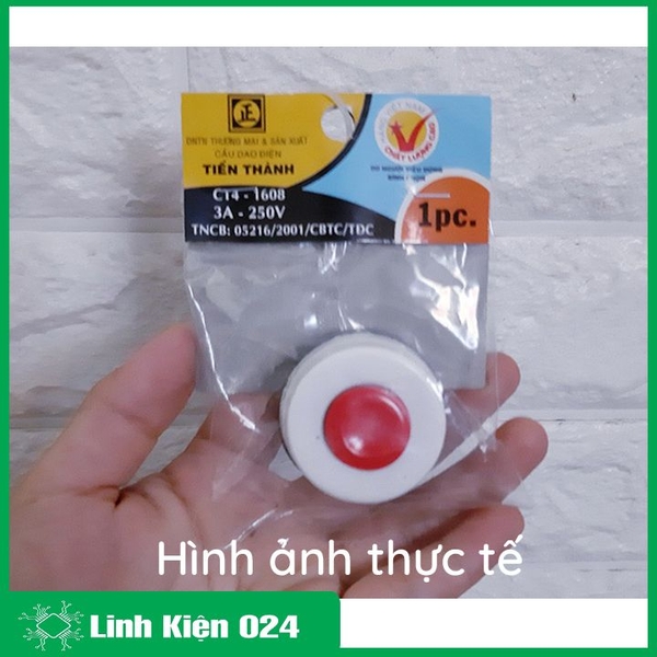 Nút Nhấn Chuông 3A-250V Tiến Thành 1608 CT4-1608