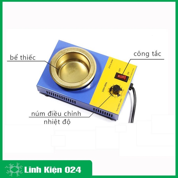 Bể Nhúng Thiếc Soldering  ZTX-31C 280W 80mm ( BH 1 Tháng )