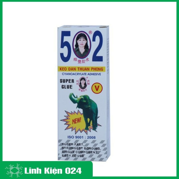 Keo 502 Keo Dán Đa Năng Siêu Dính Con Voi  K502PH