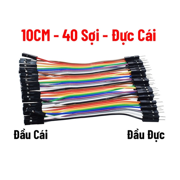 Dây Cắm Test Board 7 Màu Dài 10cm Đực-Cái/Đực-Đực-Cái-Cái
