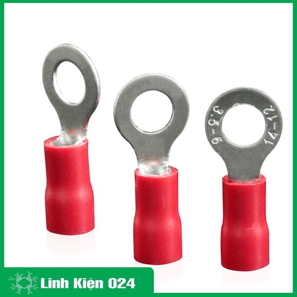 Đầu Cos Tròn Bọc Phủ Nhựa 100cái RV 2-5-4-3 mm