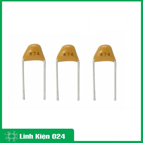 Gói 50 Con Tụ Gốm Vàng 50V Loại Tốt - 104 (0,1uf)