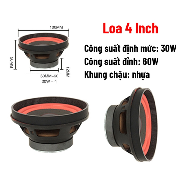 Loa Siêu Trầm Công Suất Cao Loa Ô Tô