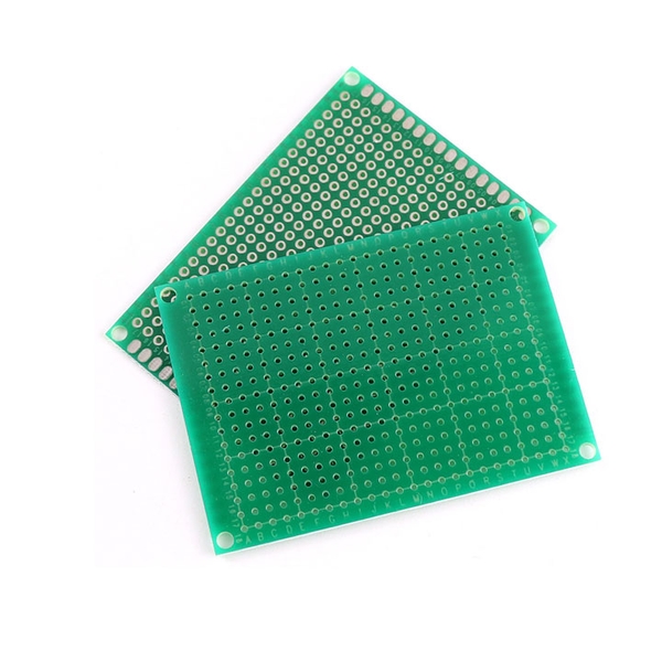 Phíp Đồng PCB Đục Lỗ 5X7cm Xanh Tốt