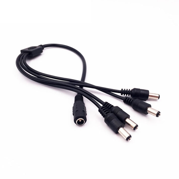 Dây Chia Nguồn DC 1 Ra 4 Đầu Jack DC 5.5x2.1mm