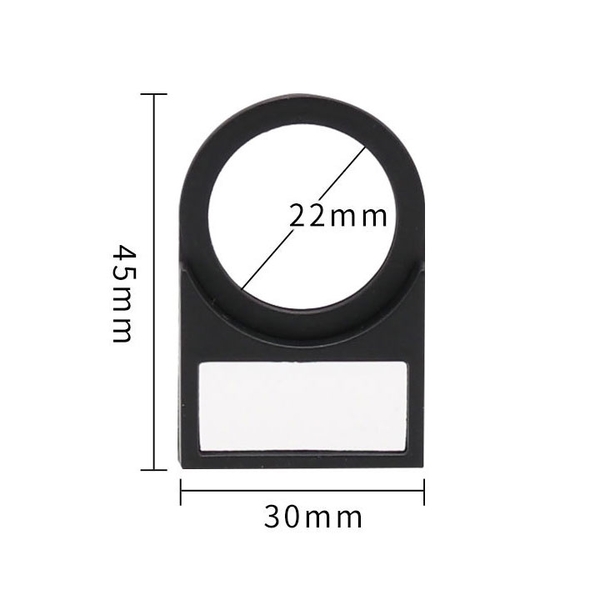 Bộ 10 Nhãn Dán Tủ Điện 22mm Thẻ Ghi Tên