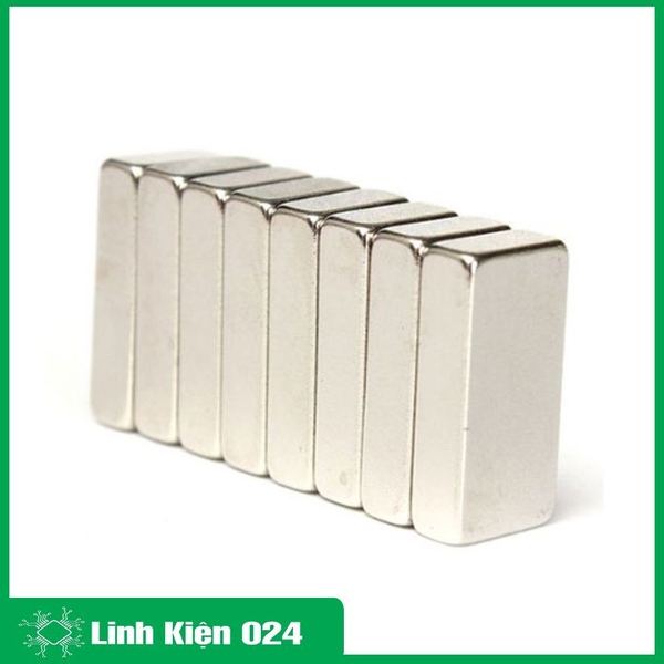 Nam Châm Đất Hiếm Chữ Nhật 50X30X10MM - 1 Viên