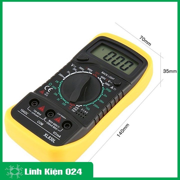 Đồng Hồ Đo Điện Tử XL830L Loại Tốt, Nhỏ Gọn