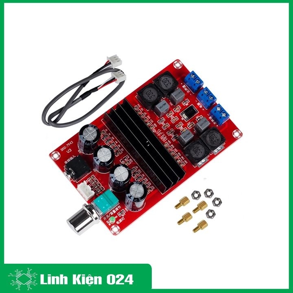 Module Khuếch Đại Âm Thanh TPA3116D2 HIFI 2.0 2*100W 12-24VDC 4-8 Ohms