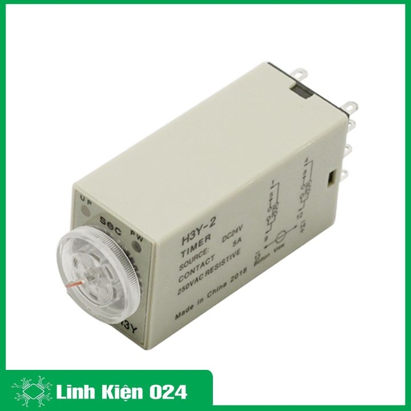 Relay Thời Gian Timer Omron H3Y-2 8P 24V