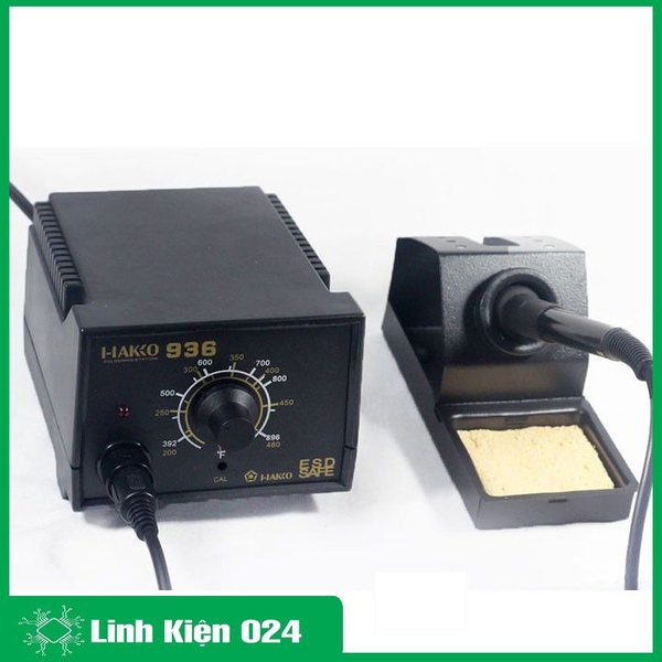 Trạm Hàn Hakko 936 220V-60W 480độC Tặng 01 Mũi Hàn Dao 900M T-K - BH 06 Tháng