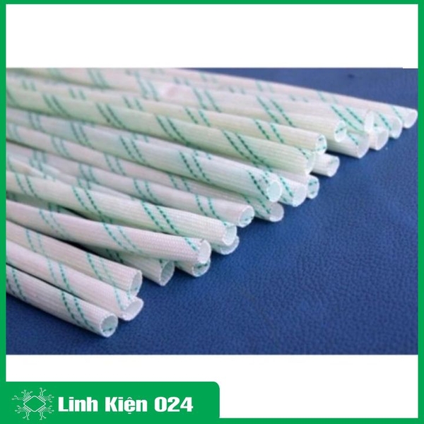 Bộ 5 Ống Gen Cách Điện Sợi Thủy Tinh 2,3,4,5,6mm Mỗi Loại 1m Chịu Nhiệt Cao
