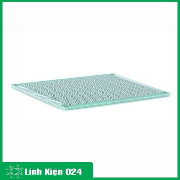Phíp Đồng Đục Lỗ 2 Mặt PCB Xanh Dày 1.6mm - 9x15cm