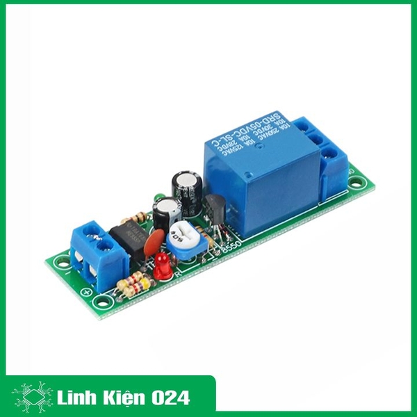 Module Tạo Trễ NE555 Đóng Cắt Relay 5VDC Thời Gian 0-60s (K4E1)
