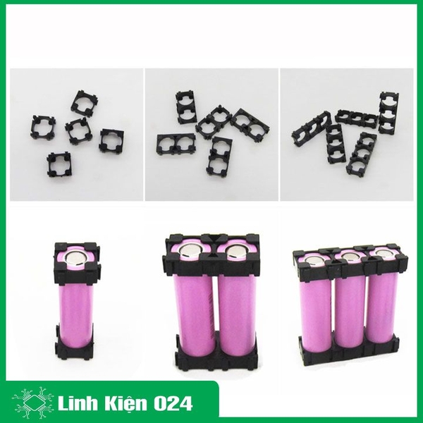 Bộ 2 Chiếc Khung Cố Định Pin 18650 Loại 2 Pin