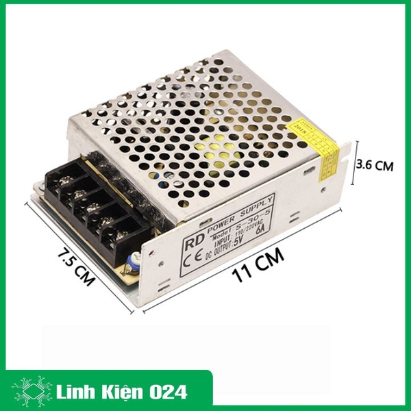 Nguồn Tổ Ong 5V 5A