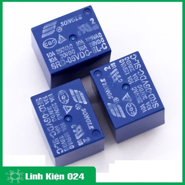 Bộ 3 Chiếc Relay Songle SRD 5P 10A - 5VDC