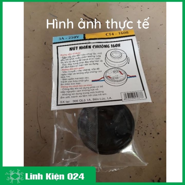 Nút Nhấn Chuông 3A-250V Tiến Thành 1608 CT4-1608