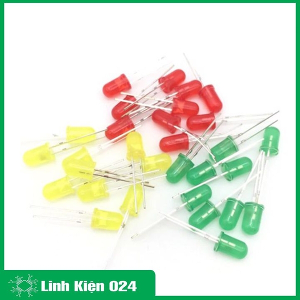 GÓI 1000 Bóng Led Phủ Màu 5mm