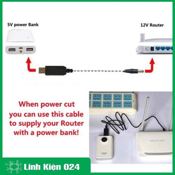 Dây USB Dài 1 Mét Đầu Vào 5V Đầu Ra