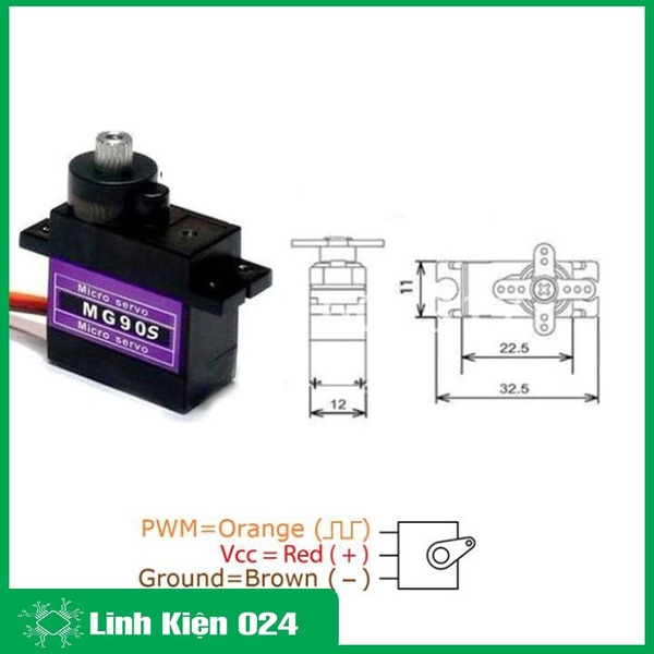 Động Cơ Servo MG90S (Bản Nâng Cấp)
