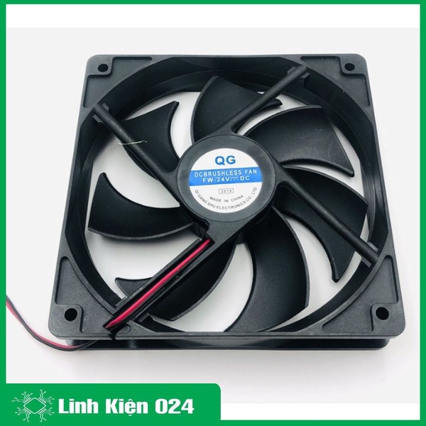 Quạt Tản Nhiệt 12x12x2,5cm - 24V