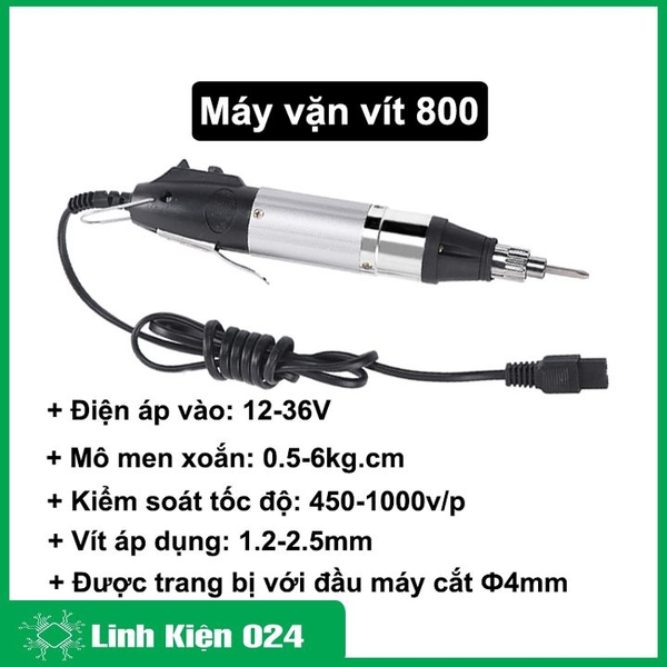 Máy Vặn Vít 800 Động Cơ Tua Vít Điên 12-36V 450-1000 Vòng/phút