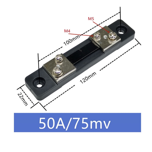 Điện trở Shunt 75mA 50A/100A/200A