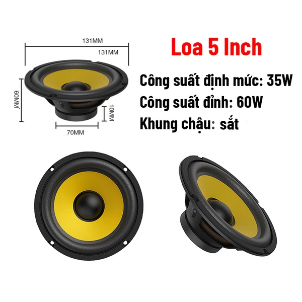 Loa Siêu Trầm Công Suất Cao Loa Ô Tô