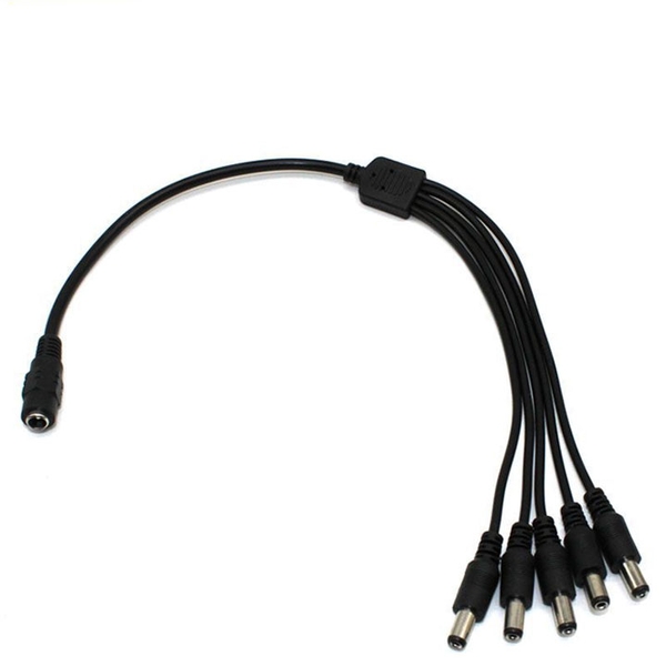 Dây Chia Nguồn DC 1 Ra 4 Đầu Jack DC 5.5x2.1mm