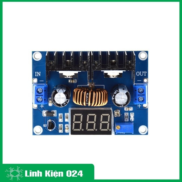 Module Hạ Áp Buck XL4016 Vin 4-38V Vout 1.25-36V 8A V2 ( Có Led Báo Điện Áp ) (K2F2)
