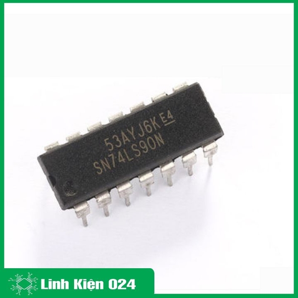 Đếm thập phân 74LS90 DIP14 (k9H19)