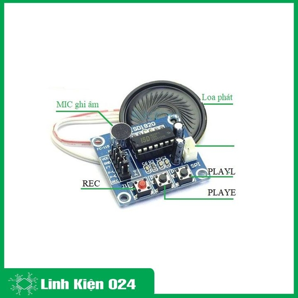 Module Ghi Âm ISD1820 V2 (k5c6)